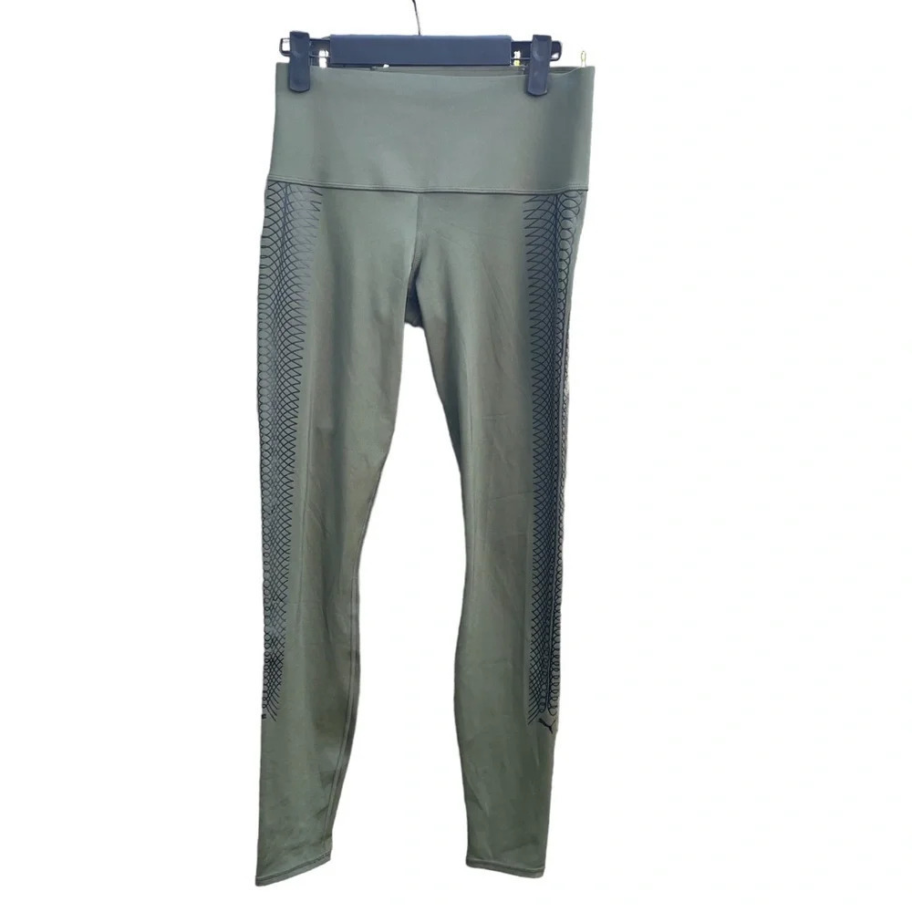 PUMA DRY CELL OLIVE GREEN ACTIVE LEGGINGS
